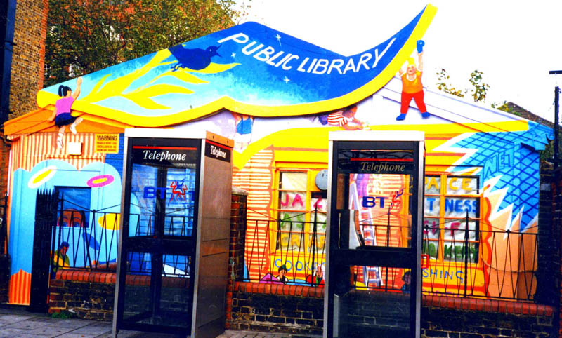 Peckham Library front view.