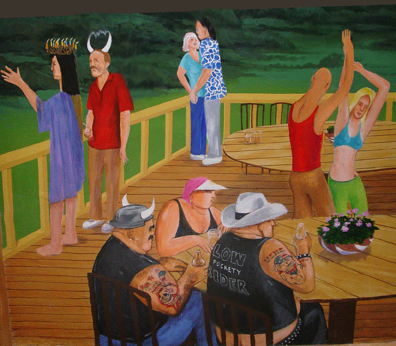 For local bar in Boonville Mendocino