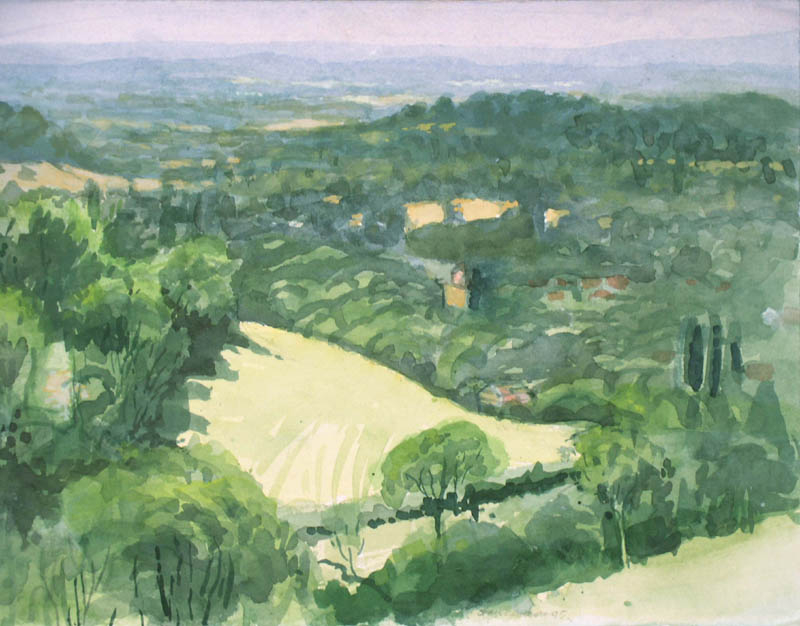 Plein air Watercolor 1992