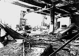 Post Fire end of Canal Zone and of Jean Michel Basquiat’s Masterpeice. 1979