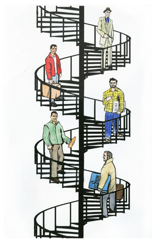  Shared "On the Road" experience when it was published in the 1950s. Yours truly at bottom of stair